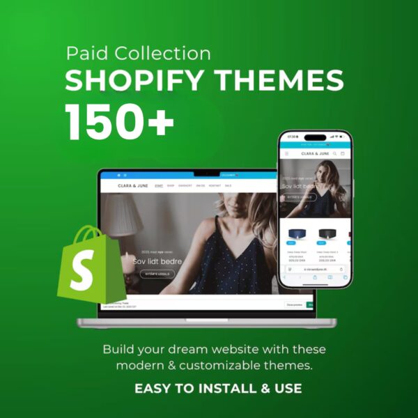 150+ Premium Shopify Themes Bundle